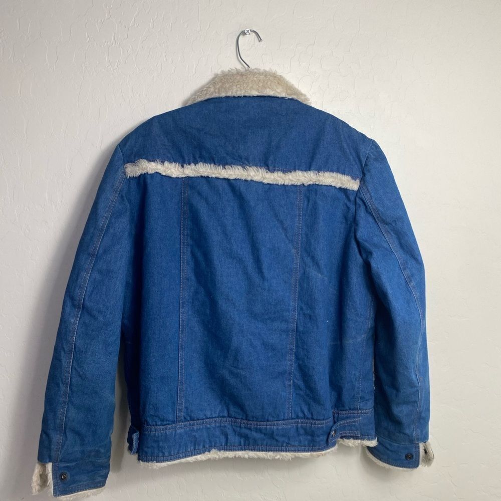Black Bear Rancher jacket Faux Sherpa lined denim warm - Picture 2 of 11